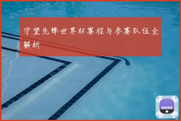 守望先锋世界杯赛程与参赛队伍全解析